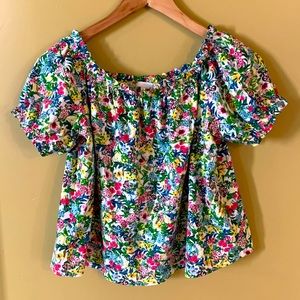 🛍Floral Off-Shoulder Top🛍